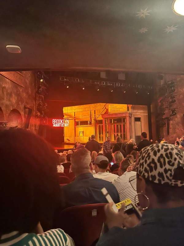 August Wilson Theatre, section: Orchestra L, row: R, seat: 9