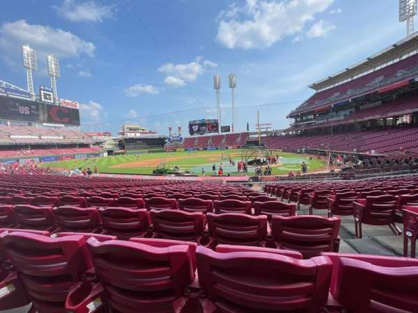 Great American Ball Park, section: 119, row: Z, seat: 2