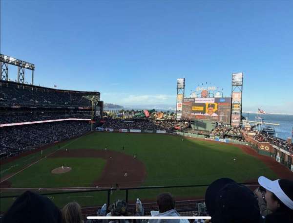 Oracle Park, section: VB307, row: C, seat: 10
