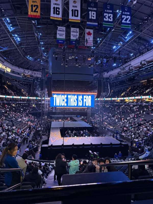 Rogers Arena, section: 112, row: 25, seat: 102