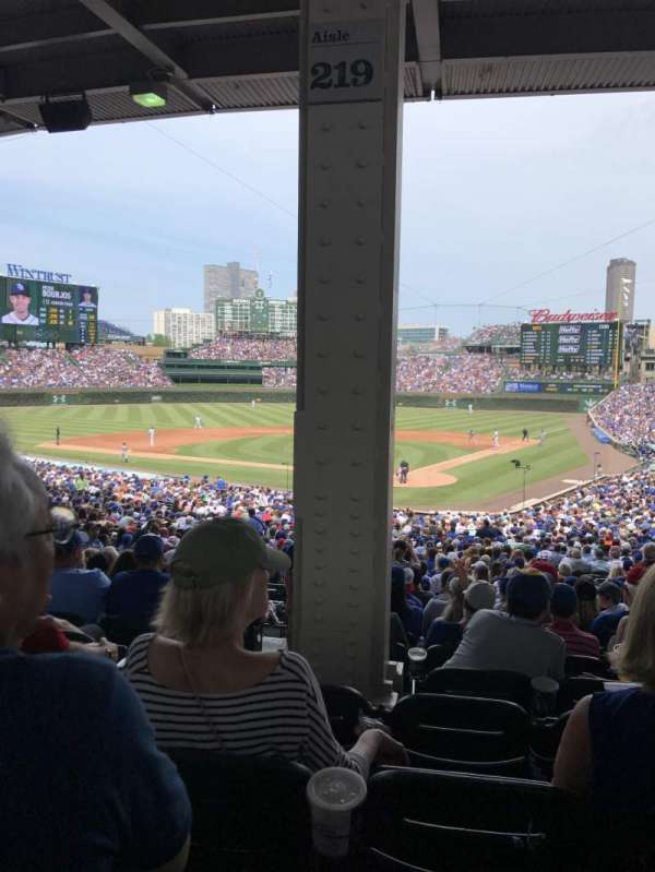 Wrigley Field, section: 216, row: 10, seat: 2