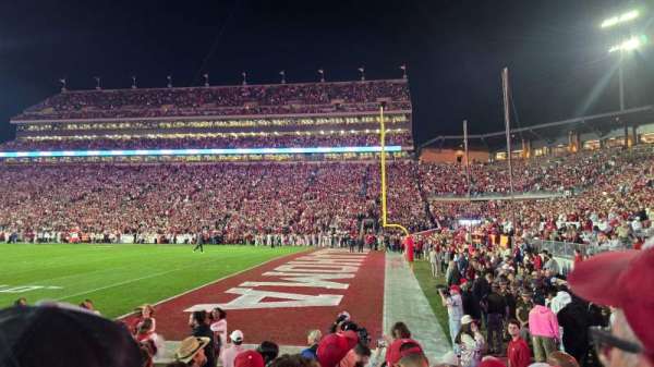 Gaylord Memorial Stadium, section: 1, row: 8, seat: 16