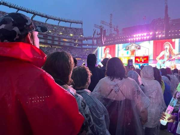 Gillette Stadium, section: A5, row: 18, seat: 16