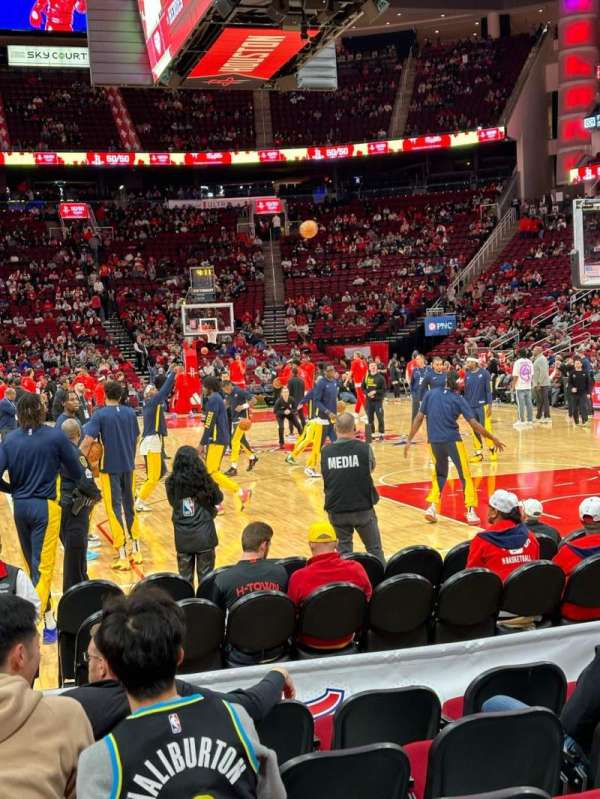 Toyota Center, section: 101, row: G, seat: 15