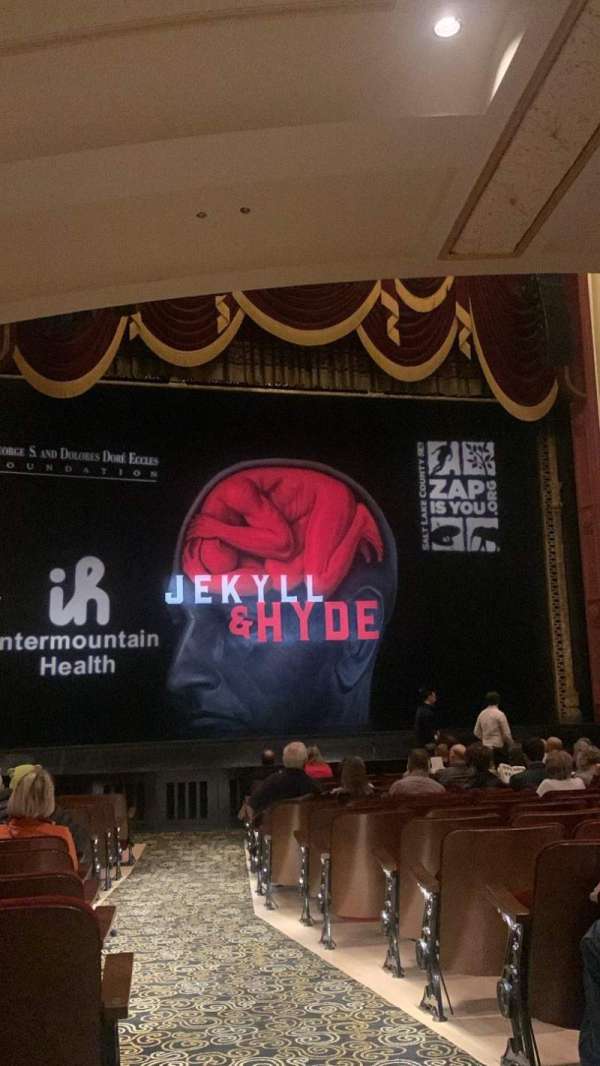 Capitol Theatre, Salt Lake City, section: Orchestra L, row: P, seat: 102