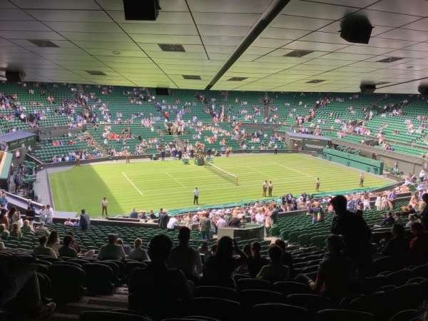 Wimbledon, Centre Court, section: 522, row: Z, seat: 412
