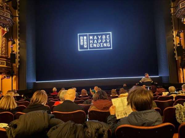 Belasco Theatre, section: Orchestra C, row: L, seat: 107