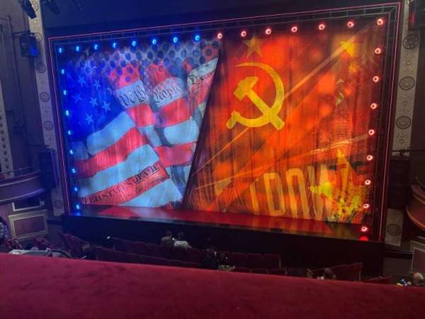 Imperial Theatre, section: Front Mezzanine RC, row: A, seat: 307