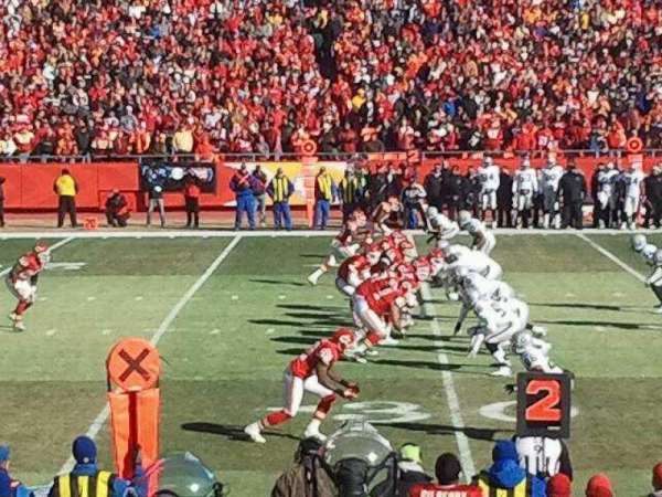 Arrowhead Stadium, section: 121