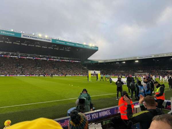 Elland Road, section: C20, row: DD, seat: 153