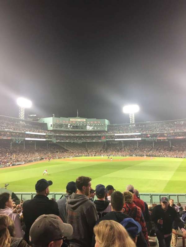 Fenway Park, section: Bleacher 41, row: 21, seat: 1