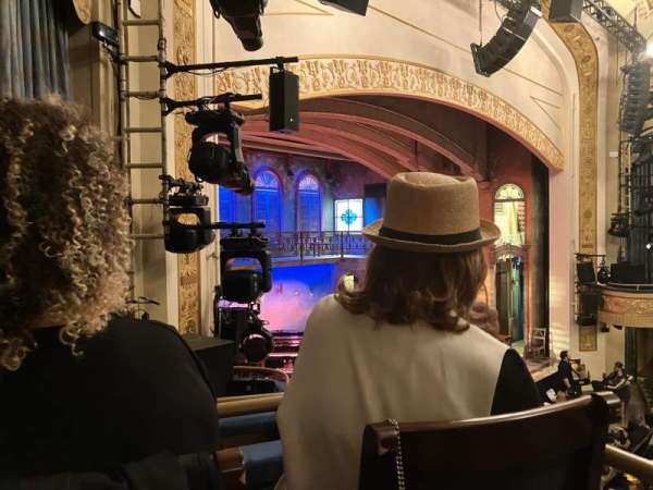 Gerald Schoenfeld Theatre, section: Box F, row: 2, seat: 4