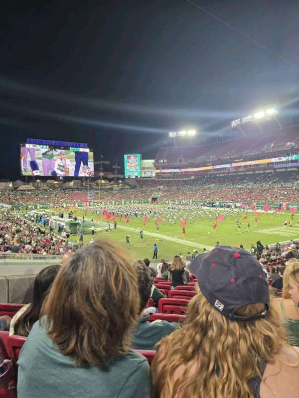 Raymond James Stadium, section: 119, row: BB, seat: 8