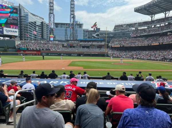Truist Park, section: 32, row: 12, seat: 7-8