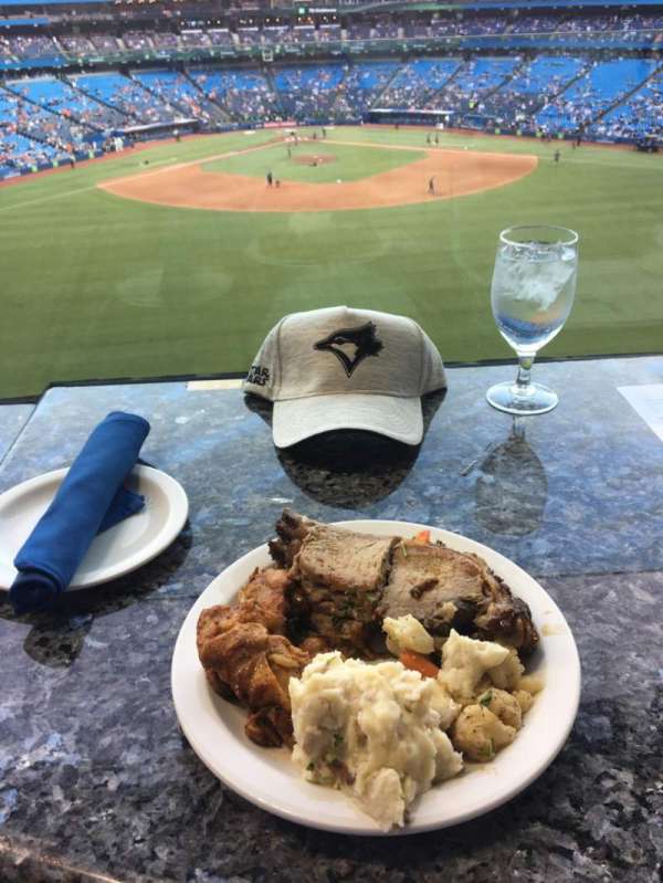 Rogers Centre, section: Sightlines Restaurant, row: A, seat: 38