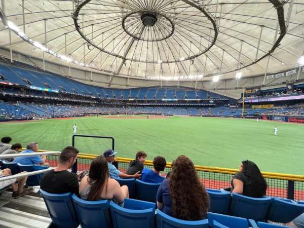 Tropicana Field, section: 148, row: W, seat: 1