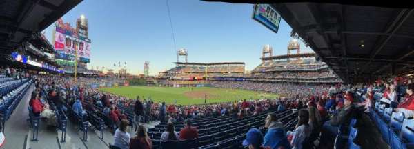 Citizens Bank Park, section: 133, row: 34, seat: 16