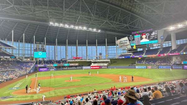 LoanDepot Park, section: 10, row: 9, seat: 2