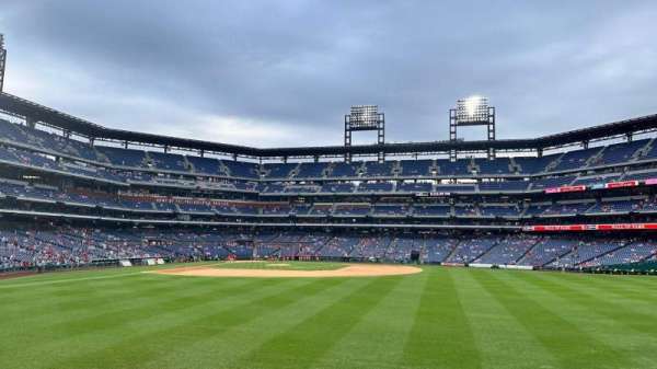 Citizens Bank park, section: 103, row: 4, seat: 3