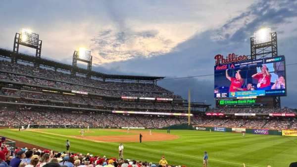 Citizens Bank Park, section: 111, row: 20, seat: 11