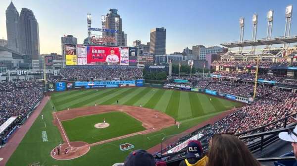 Progressive Field, section: 451, row: C, seat: 5