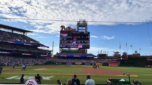 Citizens Bank Park, section: 116, row: 8, seat: 15