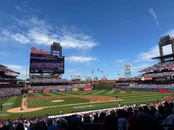 Citizens Bank Park, section: 120, row: 29, seat: 3