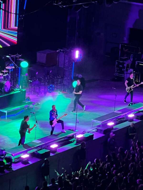 Daily's Place, section: 309, row: F, seat: 8