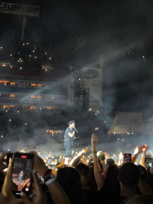 Raymond James Stadium, section: Floor D, row: 5, seat: 26