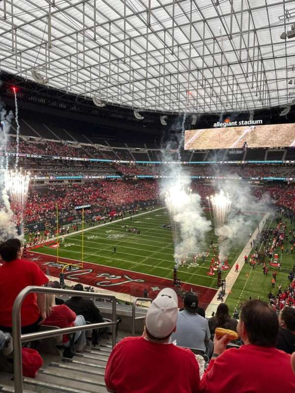 Allegiant Stadium, section: 246, row: 7, seat: 17