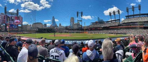 Comerica Park, section: 134, row: 12, seat: 6