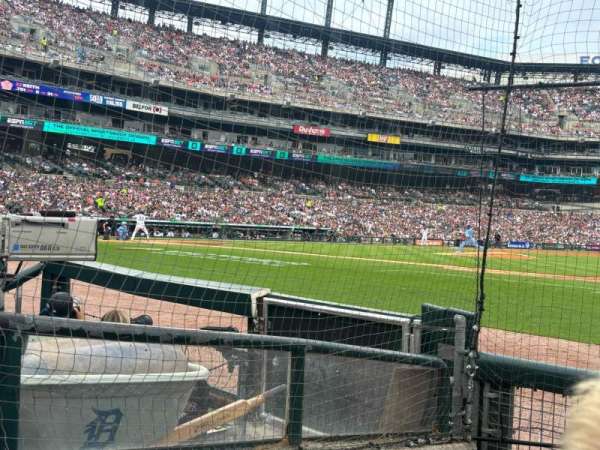 Comerica Park, section: 119, row: 4, seat: 16