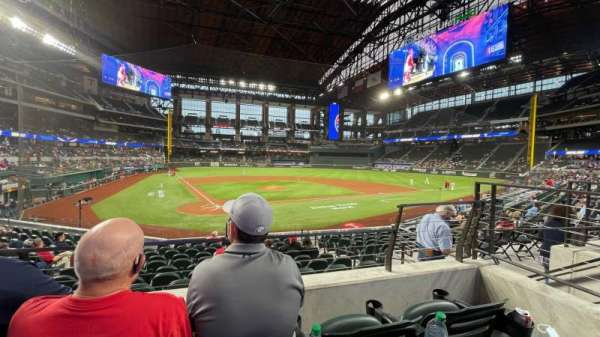 Globe Life Field, section: 15, row: 10, seat: 7