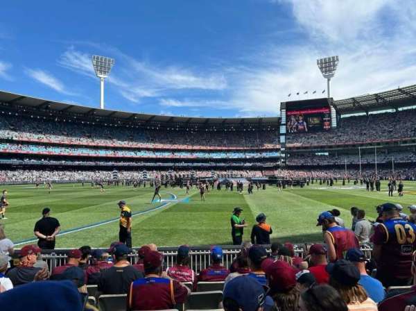 Melbourne Cricket Ground, section: M53, row: H, seat: 13