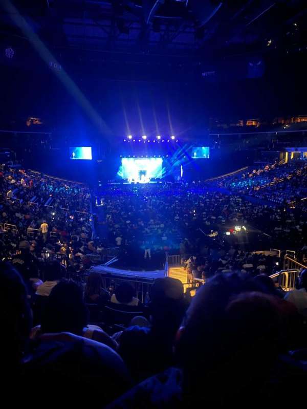 Spectrum Center, section: 102, row: X, seat: 106
