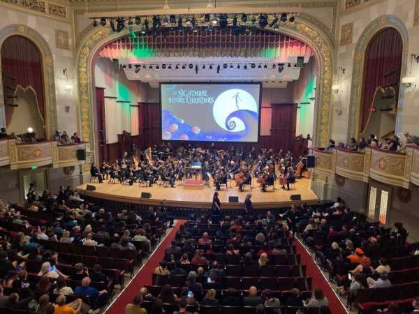 Orchestra Hall, Detroit, section: Box center, row: L, seat: 1