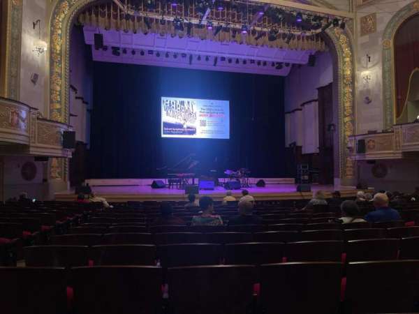 Orchestra Hall, Detroit, section: Main Floor C, row: P, seat: 16