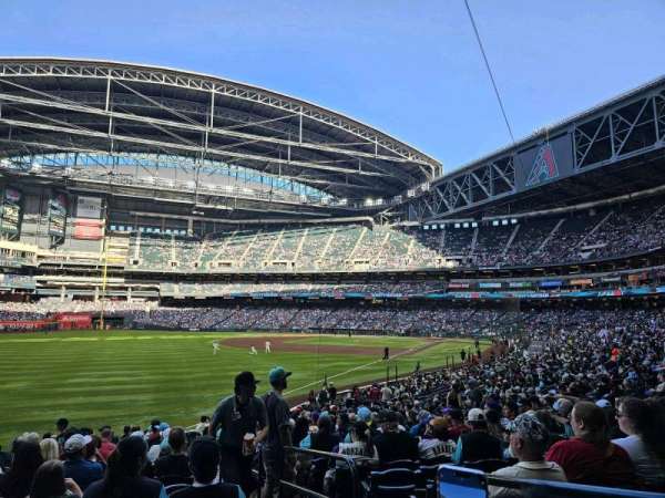 Chase Field, section: 136, row: 29, seat: 2