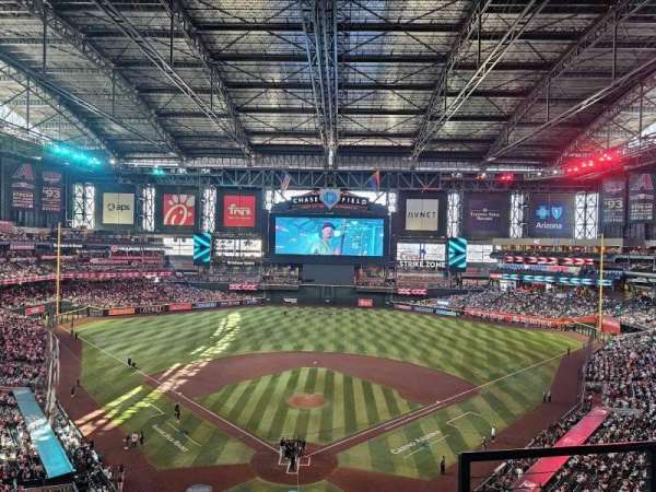 Chase Field, section: 316, row: 3, seat: 2