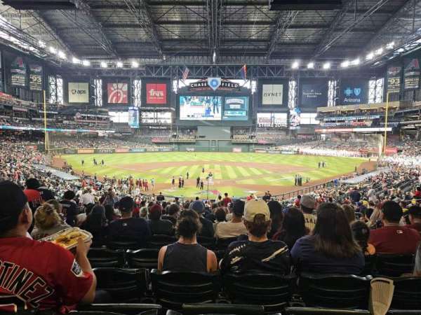 Chase Field, section: 122, row: 38, seat: 7