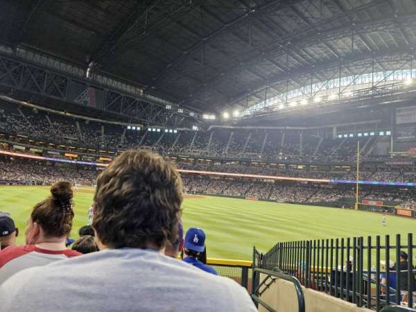 Chase Field, section: 102, row: 19, seat: 1