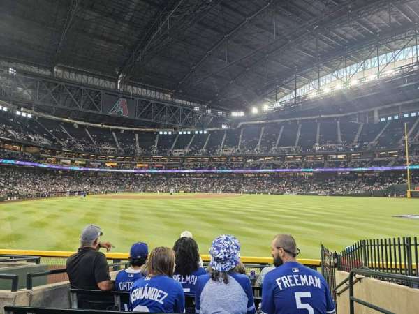 Chase Field, section: 102, row: 19, seat: 2