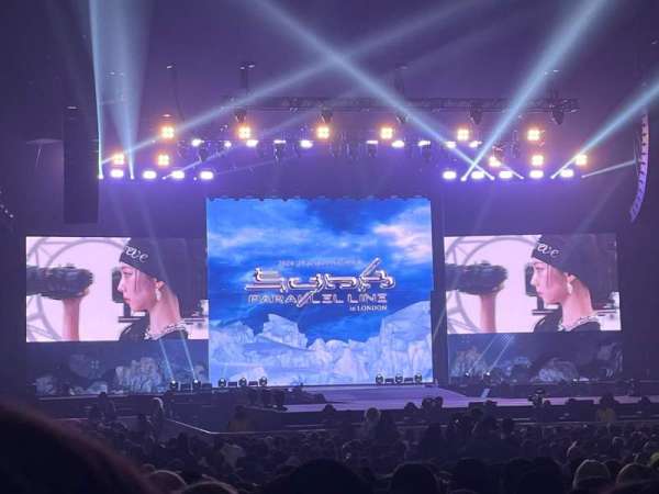OVO Arena, Wembley, section: D4, row: 3, seat: 55