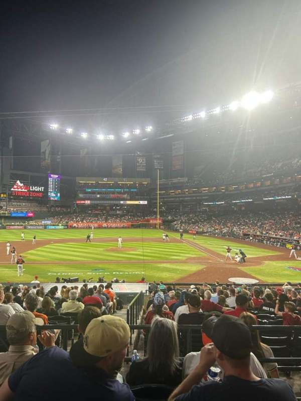 Chase Field, section: 127, row: 24, seat: 1-4