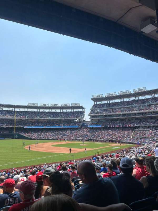 Nationals Park, section: 111, row: RR