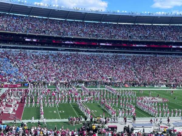 Bryant-Denny Stadium, section: K, row: 54, seat: 15