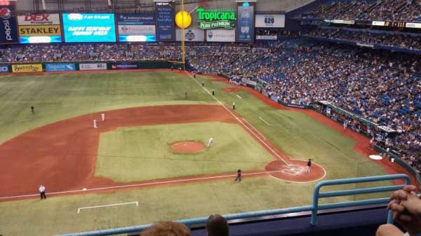 Tropicana Field, section: 311, row: E, seat: 17
