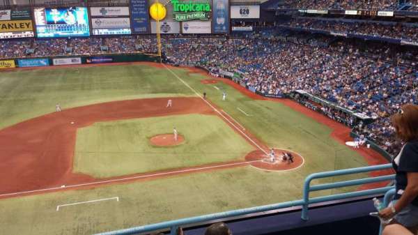 Tropicana Field, section: 311, row: E, seat: 17