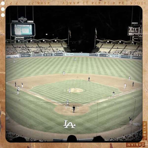 Dodger Stadium, section: 1, row: E, seat: 3