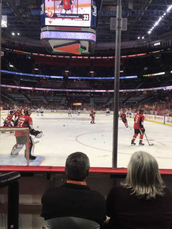 Canadian Tire Centre, section: 101, row: C, seat: 3, 4